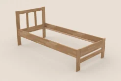 Drewniane łóżko pojedyncze Bety, wersja BK1, 90x200 cm