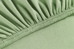 Elastyczne, kolorowe prześcieradło Klinmam Home Elastan, kolor zielony, 90-100x200 cm