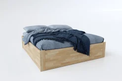 Łóżko małżeńskie Antony, 180x200 cm, Buk, BO 101, Box, Futon