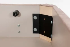 Łóżko tapicerowane Bali 2.0, Amour 5504, box front lift, 160x200 cm