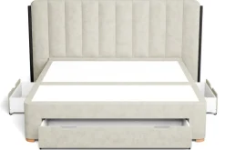Łóżko tapicerowane Bali 2.0, Amour 5504, box front lift, 160x200 cm
