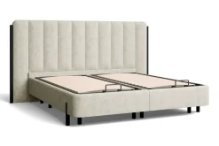 Łóżko tapicerowane Bali 2.0, Amour 5504, box front lift, 160x200 cm