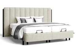 Łóżko tapicerowane Bali 2.0, Amour 5504, box front lift, 160x200 cm