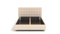 Łóżko tapicerowane Nashville Frame Lift, Beech Black, Seven Navy 49, 160x200 cm