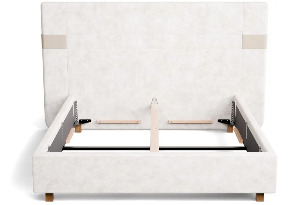 Łóżko tapicerowane Palladium Frame Standard, Natural, 160x200 cm