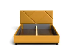 Łóżko tapicerowane Vegas Frame Lift, Beech Black, Seven Dolphin 180, 160x200 cm