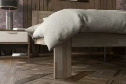 Łóżko z litego drewna Amien, buk, wersja BO105, 180x200 cm