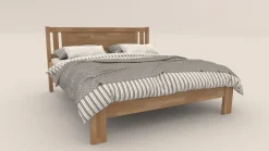 Łóżko z litego drewna Beringen, 80x200 cm, Buk, BO 105, Bez modyfikacji