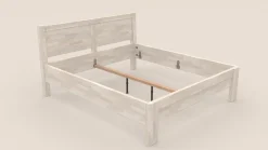 Łóżko z litego drewna - buk naturalny Sion H3, BO102, 140x200 cm