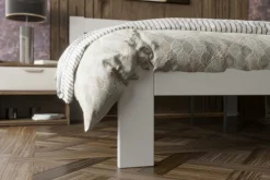 Łóżko z litego drewna - buk naturalny Utena, wersja BK2, 90x200 cm