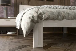 Łóżko z litego drewna - buk naturalny Utena, wersja BO102, 180x200 cm