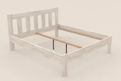 Łóżko z litego drewna - buk naturalny Utena, wersja BO102, 180x200 cm