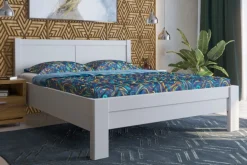 Łóżko z litego drewna - buk naturalny Sion H3, BK2, 180x200 cm