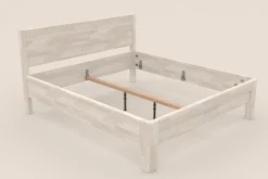 Łóżko z litego drewna - buk naturalny Sion K1, BO102, 140x200 cm