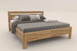 Łóżko z litego drewna, które wytrzyma lata i zapewni zdrowy sen Venta, 180x200 cm, kolor D1 naturalny