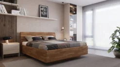 Łóżko z litego drewna Levanto 80x200 cm, wersja BO101, bez modyfikacji
