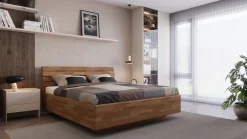 Łóżko z litego drewna Levanto 160x200 cm, wersja BO101, bez modyfikacji