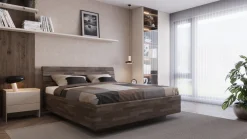 Łóżko z litego drewna Levanto 80x200 cm, wersja BO105, bez modyfikacji