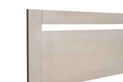 Łóżko z litego drewna Matera, 80x200 cm, Buk, Biały - Faolaj, Box