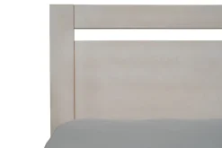 Łóżko z litego drewna Matera, 80x200 cm, Buk, Biały - Faolaj, Box