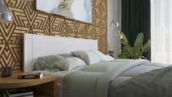 Łóżko z litego drewna Olten, 80x200 cm, Buk, BO 102, Bez modyfikacji