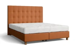 Luksusowe tapicerowane łóżko typu boxspring Cristal, Prizma Oregon, 160x200 cm