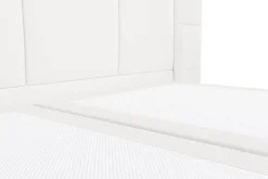 Luksusowe tapicerowane łóżko typu boxspring Plaza, Cinnamon, 180x200 cm