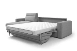 Narożna rozkładana sofa Lugano, szerokość 300 cm, prawy narożnik, Cloud 32