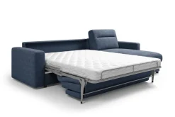 Narożna rozkładana sofa Lugano, szerokość 300 cm, prawy narożnik, Cloud 74