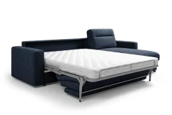 Narożna rozkładana sofa Lugano, szerokość 300 cm, prawy narożnik, Cloud 79