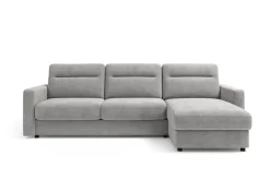 Narożna rozkładana sofa Lugano, szerokość 300 cm, prawy narożnik, Cloud 83